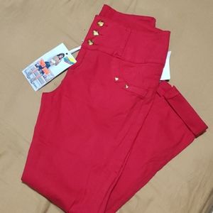 Isabela Red Jeans